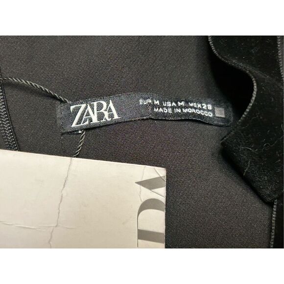 ZARA Jewel Button Strappy Dress Size Medium nwt (4955) - Picture 5 of 6